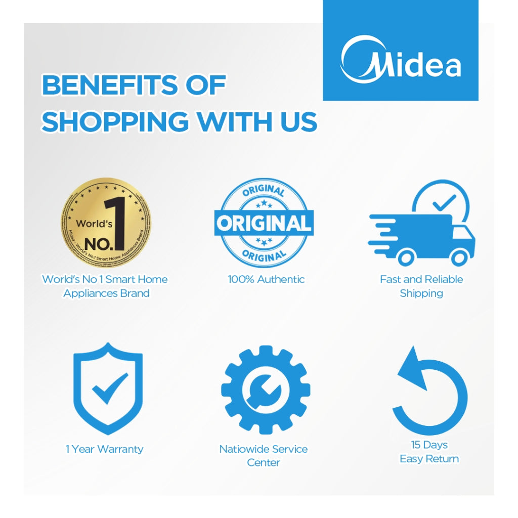 Midea 0.8hp Compact Inverter R32 AC