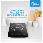 Midea Digital Induction Cooker 2100W Fast Heating Easy Touch Control with Free Stainless-Steel Pot