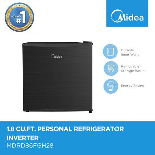 Midea Personal Direct Cool Inverter 1.8 cu Refrigerator