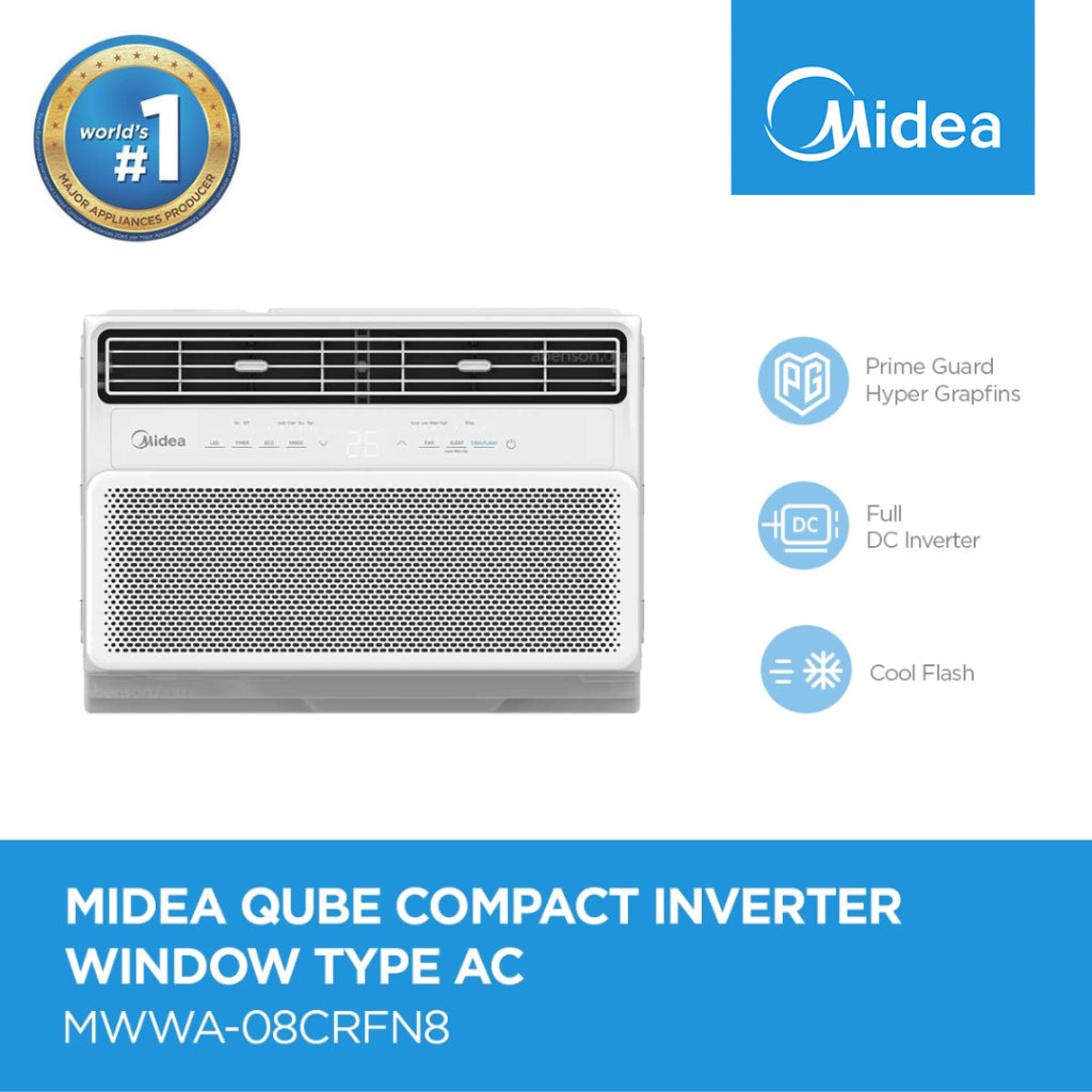 Midea 0.8hp Compact Inverter R32 AC