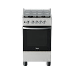Surprisingly Friendly MIDEA 50cm 4 Gas (Inox Silver)