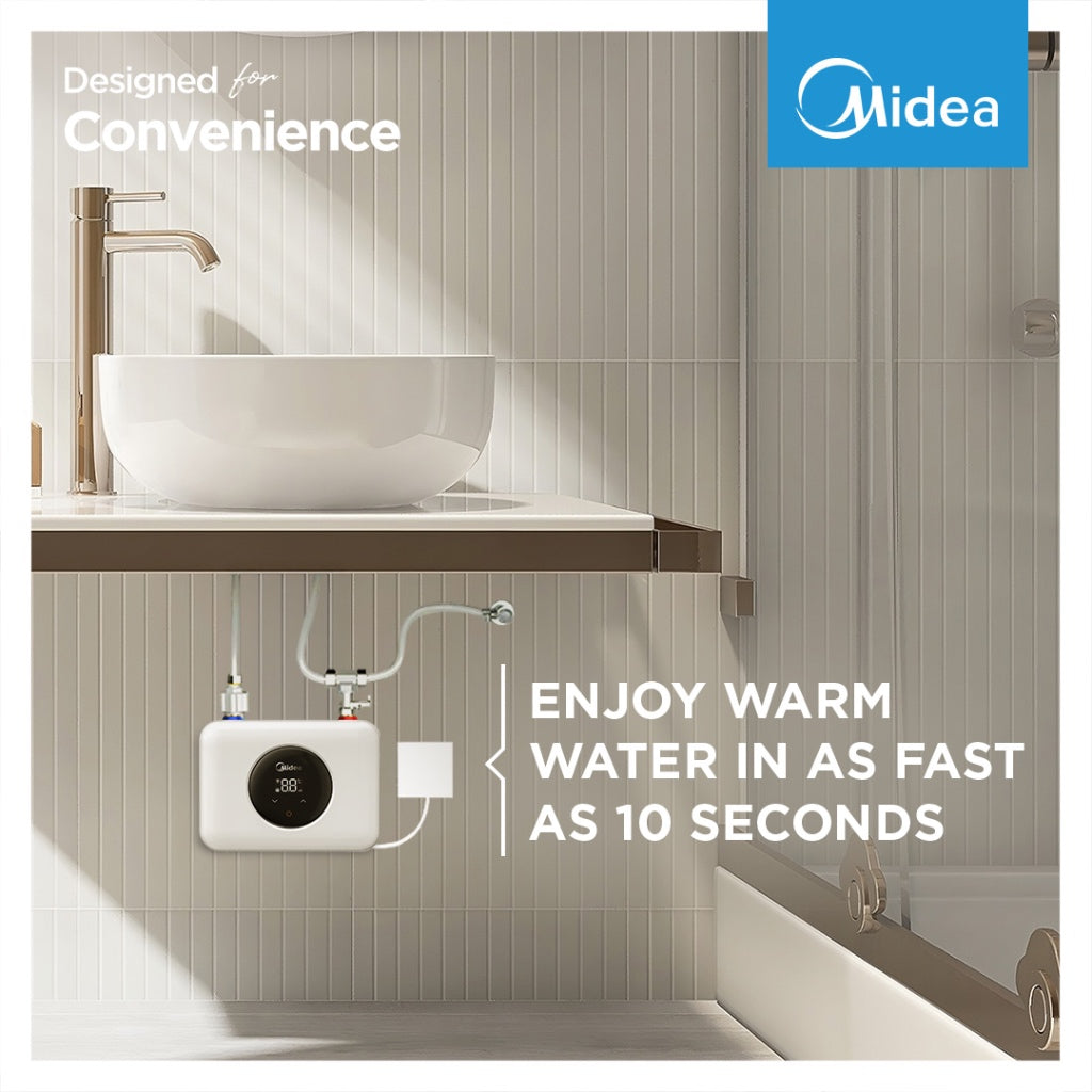 Midea 5.7KW Multipoint Digital Controlled Water Heater Mini Size