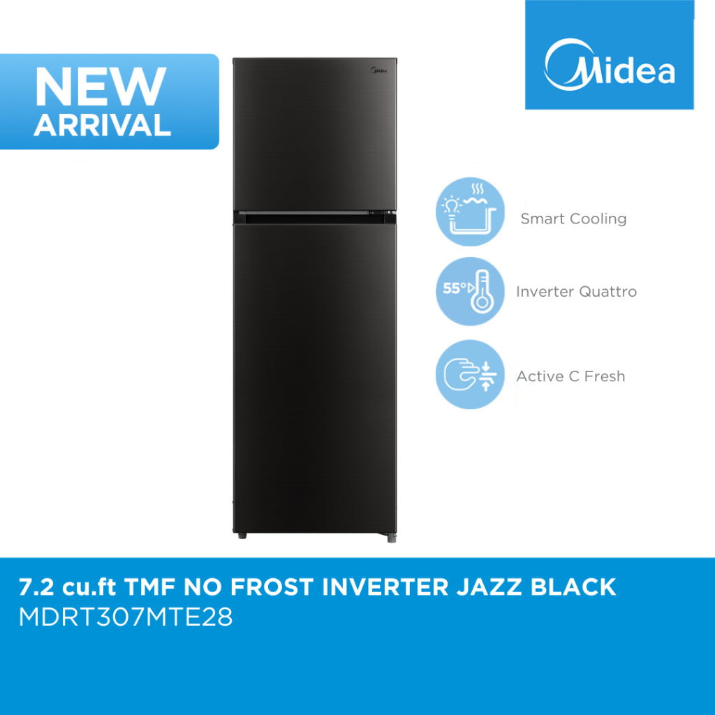Midea 7.2 cu Top Mount Freezer No Frost Inverter Refrigerator