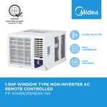 Surprisingly Friendly Midea 1.5 HP Window Type Non Inverter Aircon - Remote Controlled