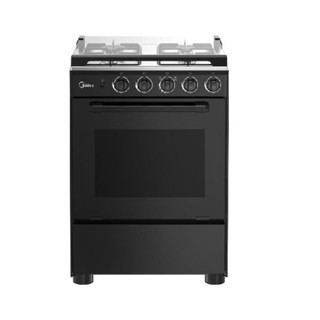 Midea 50cm 3 Gas+1Hotplate Gas Range Black