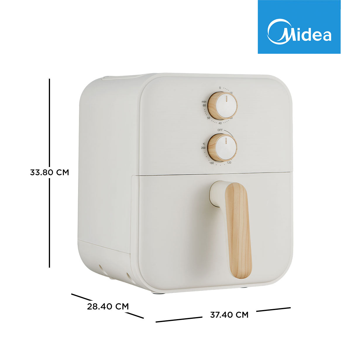 Midea 4L Air Fryer (Apricot)