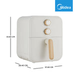 Midea 4L Air Fryer (Apricot)