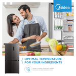 Midea 18 Cu.Ft. 4-Door No Frost Smart Inverter Refrigerator