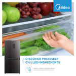 Midea 18 Cu.Ft. 4-Door No Frost Smart Inverter Refrigerator