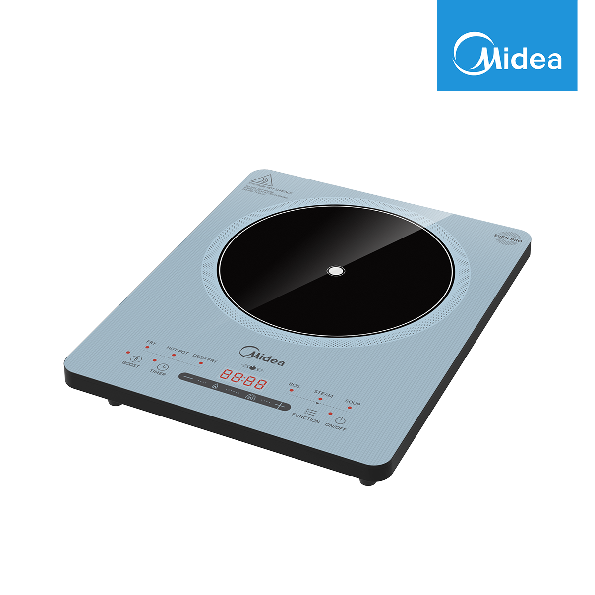 MIDEA 2200W Digital Induction Cooker (Ice Salt Blue)