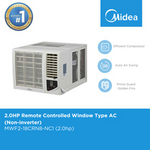 Midea 2.0hp Remote Window R32 AC