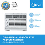 Midea 0.6HP Window Type Non Inverter Aircon