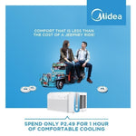 Midea U 1.0hp Window Type Inverter