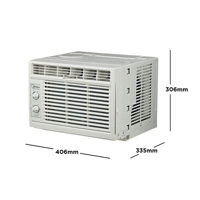 Midea 0.6HP Window Type Non Inverter Aircon