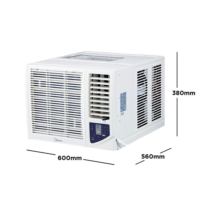 Surprisingly Friendly Midea 1.5 HP Window Type Non Inverter Aircon - Remote Controlled