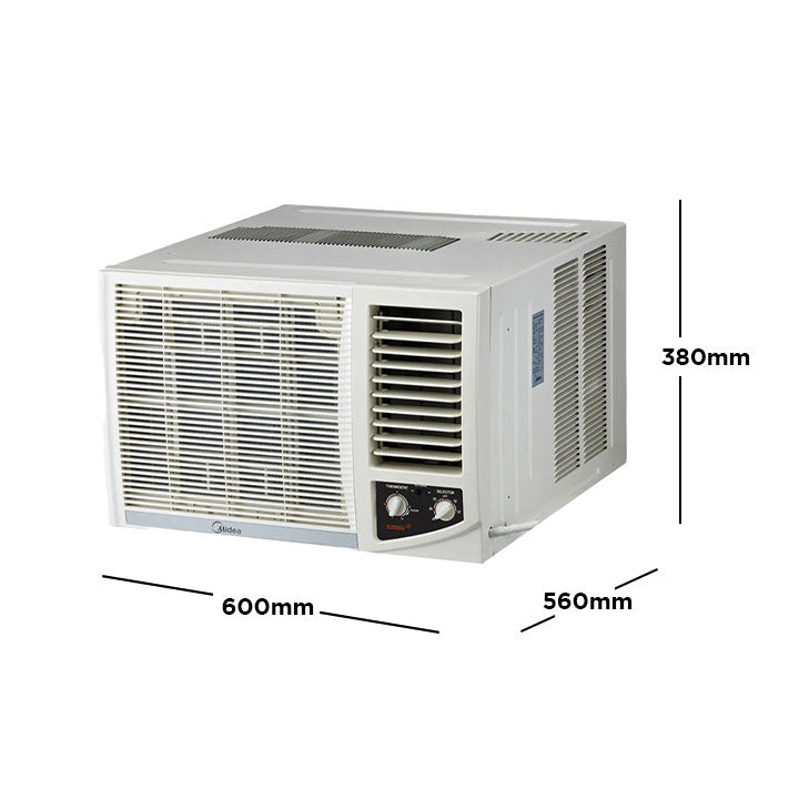Surprisingly Friendly Midea 1.5 HP Window Type Non Inverter Aircon - Manual