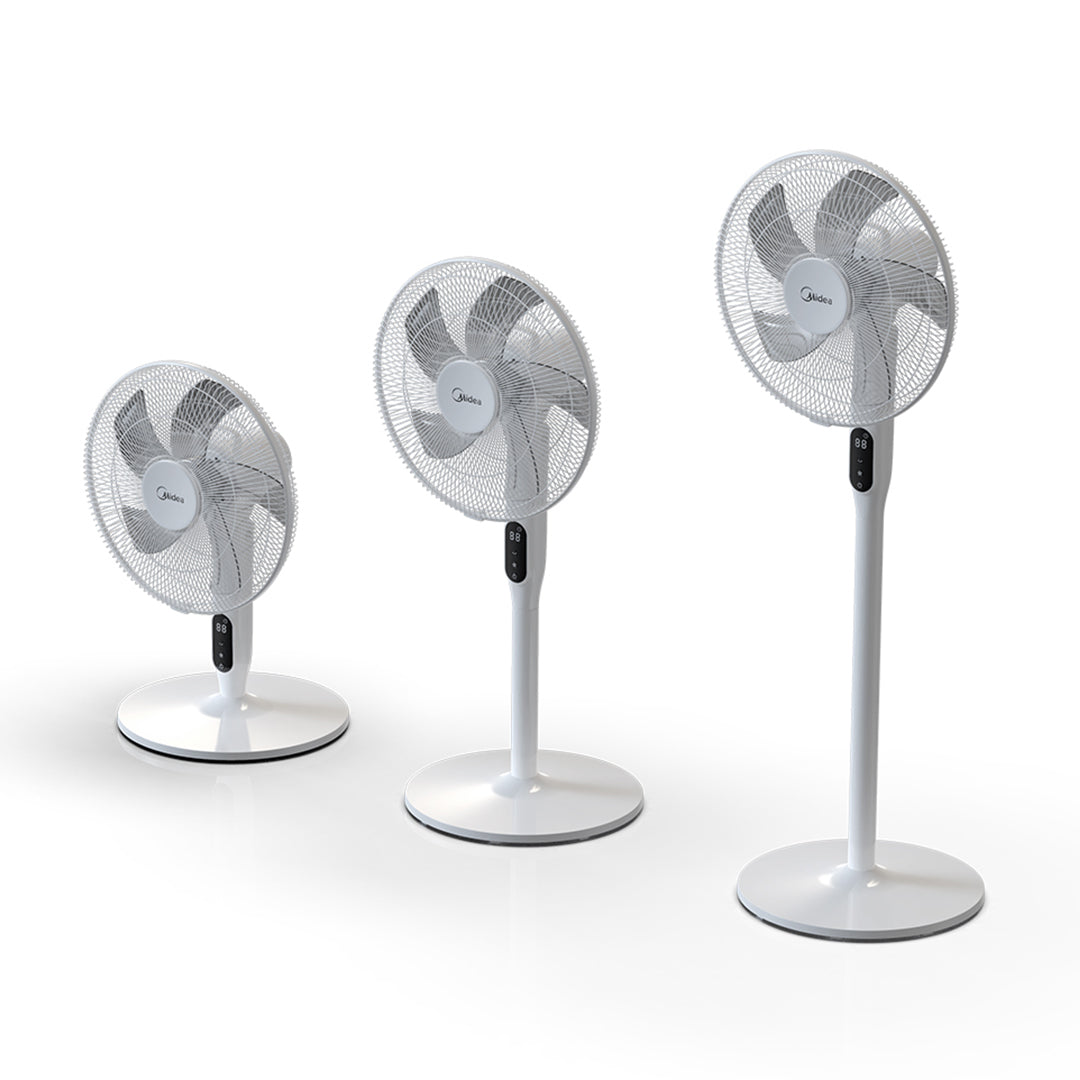 Midea 2 in 1 Convertible 5 Blades Timer and DC Inverter Stand Fan