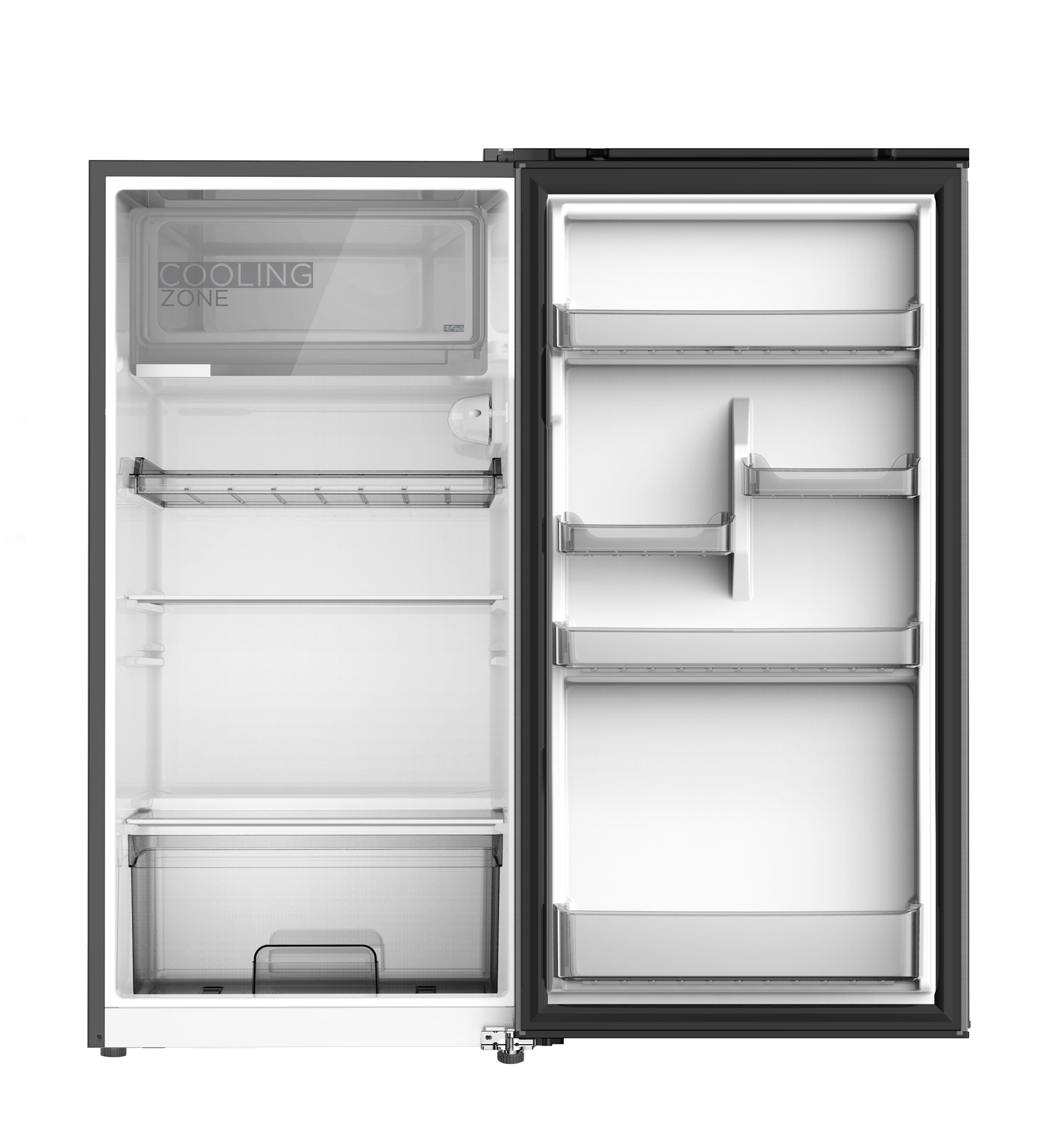 Midea Single Door Direct Cool 5.4cuft. - Dark Silver