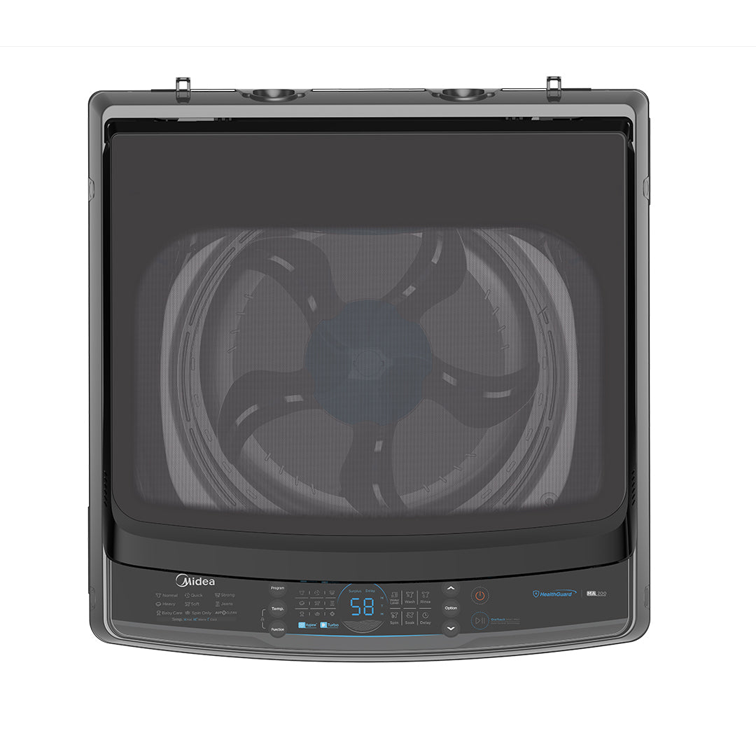 Midea 10.5kg Luna Inverter Series Fully Automatic Top Load Washing Machine (Slim Type)